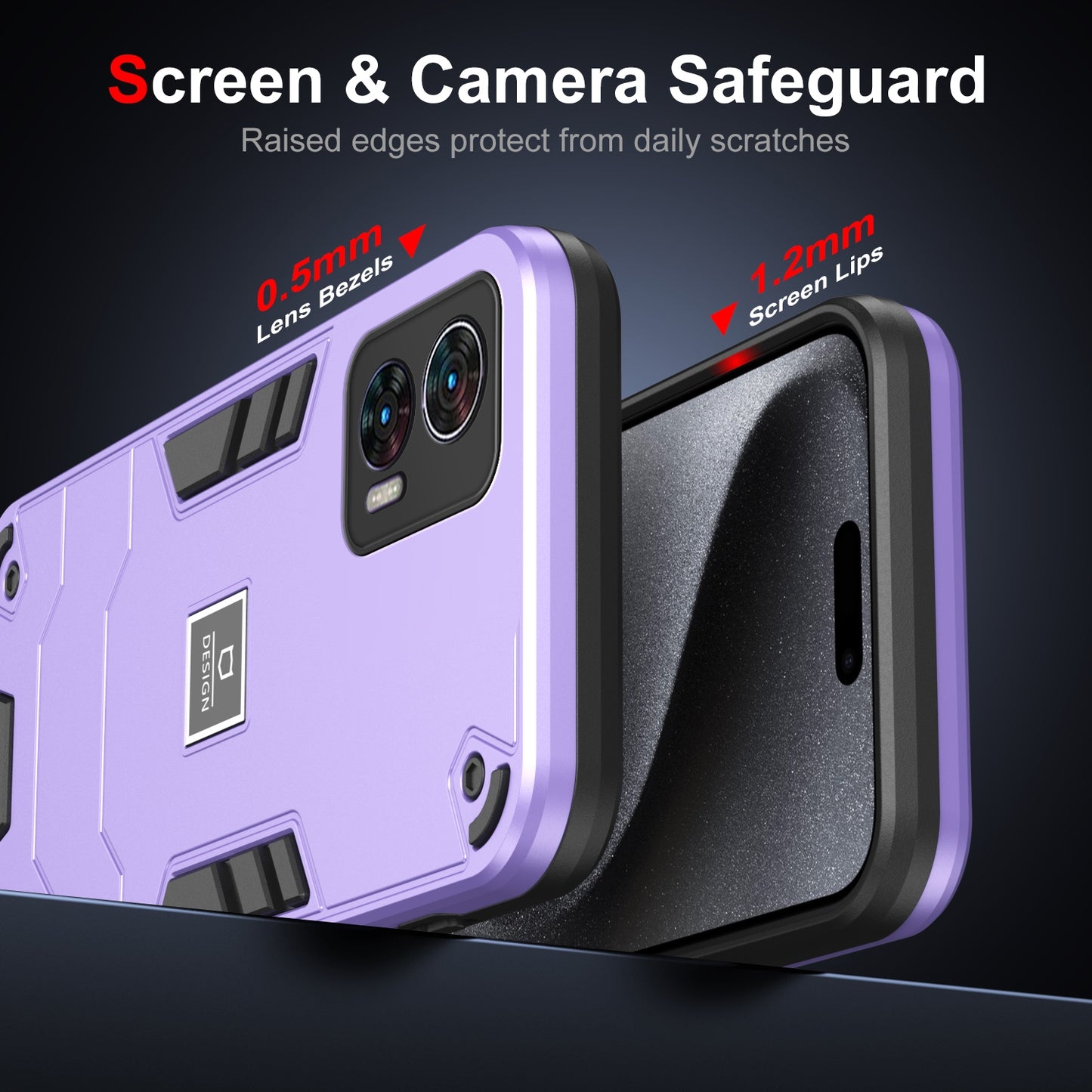 Motorola Edge 30 Neo Shockproof Phone Case with Dual-Layer Protection, TPU+PC Material, Durable, Stylish Design & Lightweight Structure