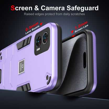 Motorola Edge 30 Neo Shockproof Phone Case with Dual-Layer Protection, TPU+PC Material, Durable, Stylish Design & Lightweight Structure