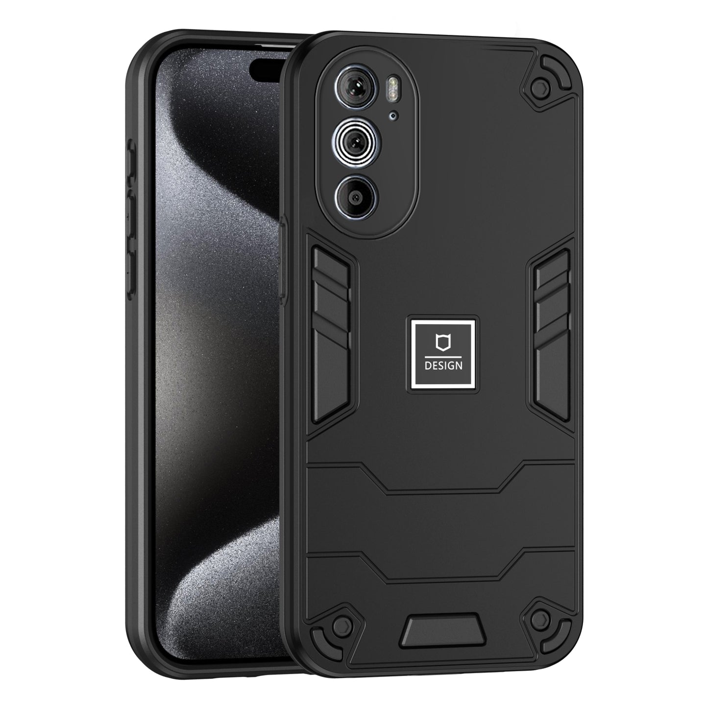 Motorola Edge 30 Pro Shockproof Phone Case with Dual-Layer Protection, TPU+PC Material, Durable, Stylish Design & Lightweight Structure