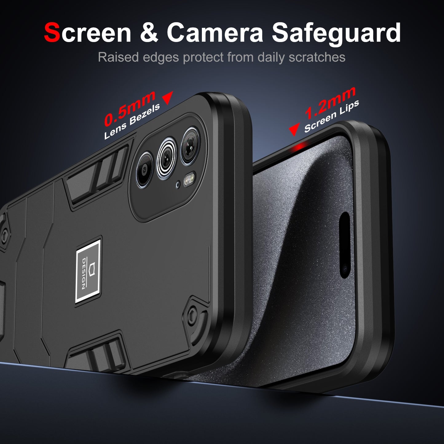 Motorola Edge 30 Pro Shockproof Phone Case with Dual-Layer Protection, TPU+PC Material, Durable, Stylish Design & Lightweight Structure