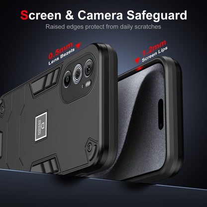 Motorola Edge 30 Pro Shockproof Phone Case with Dual-Layer Protection, TPU+PC Material, Durable, Stylish Design & Lightweight Structure