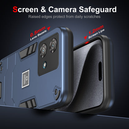 Motorola Edge 40 Neo Shockproof Phone Case with Dual-Layer Protection, TPU+PC Material, Durable, Stylish Design & Lightweight Structure