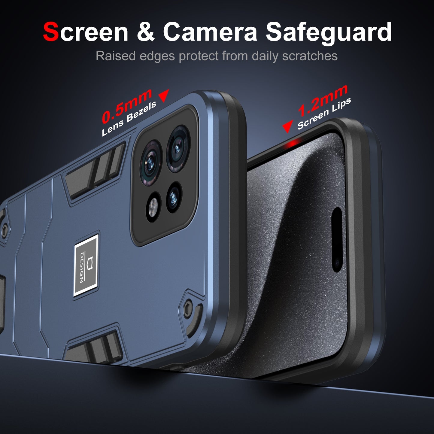 Motorola Edge 40 Pro Shockproof Phone Case with Dual-Layer Protection, TPU+PC Material, Durable, Stylish Design & Lightweight Structure