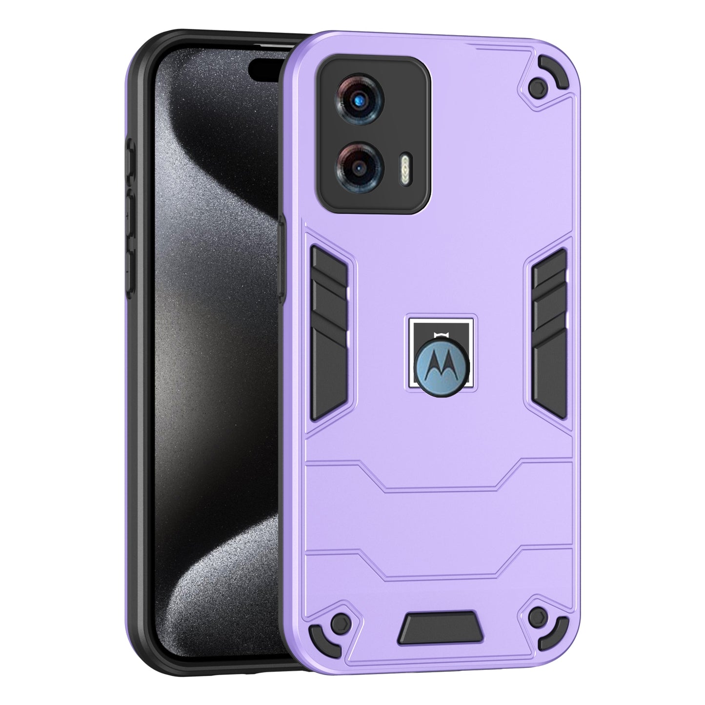 Motorola Moto G 2023 Shockproof Phone Case with Dual-Layer Protection, TPU+PC Material, Durable, Stylish Design & Lightweight Structure