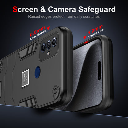 For Motorola Moto G Play 2023 Shockproof Phone Case with Dual-Layer Protection, TPU+PC Material, Durable, Stylish Design & Lightweight Structure