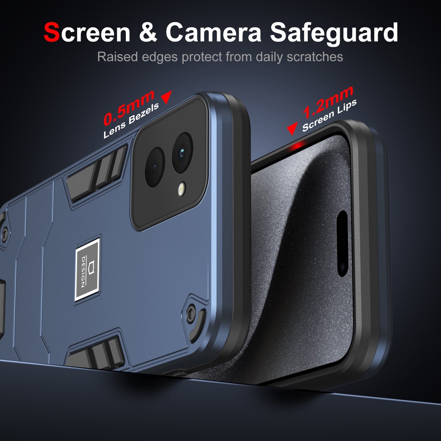 Motorola Moto G Power 2024 Shockproof Phone Case with Dual-Layer Protection, TPU+PC Material, Durable, Stylish Design & Lightweight Structure