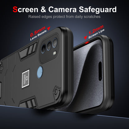 Motorola Moto G31 Shockproof Phone Case with Dual-Layer Protection, TPU+PC Material, Durable, Stylish Design & Lightweight Structure