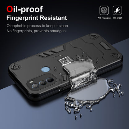 Motorola Moto G31 Shockproof Phone Case with Dual-Layer Protection, TPU+PC Material, Durable, Stylish Design & Lightweight Structure