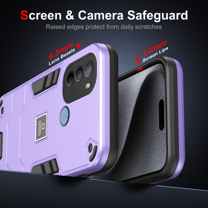 Motorola Moto G31 Shockproof Phone Case with Dual-Layer Protection, TPU+PC Material, Durable, Stylish Design & Lightweight Structure