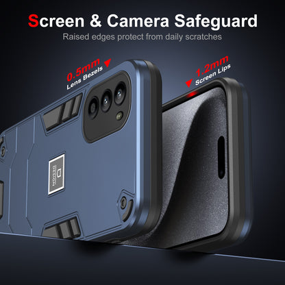 Motorola Moto G52 Shockproof Phone Case with Dual-Layer Protection, TPU+PC Material, Durable, Stylish Design & Lightweight Structure