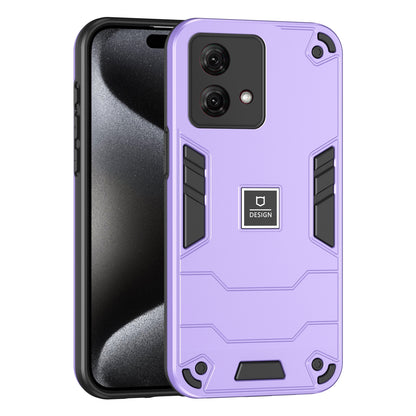 Motorola Moto G84 Shockproof Phone Case with Dual-Layer Protection, TPU+PC Material, Durable, Stylish Design & Lightweight Structure
