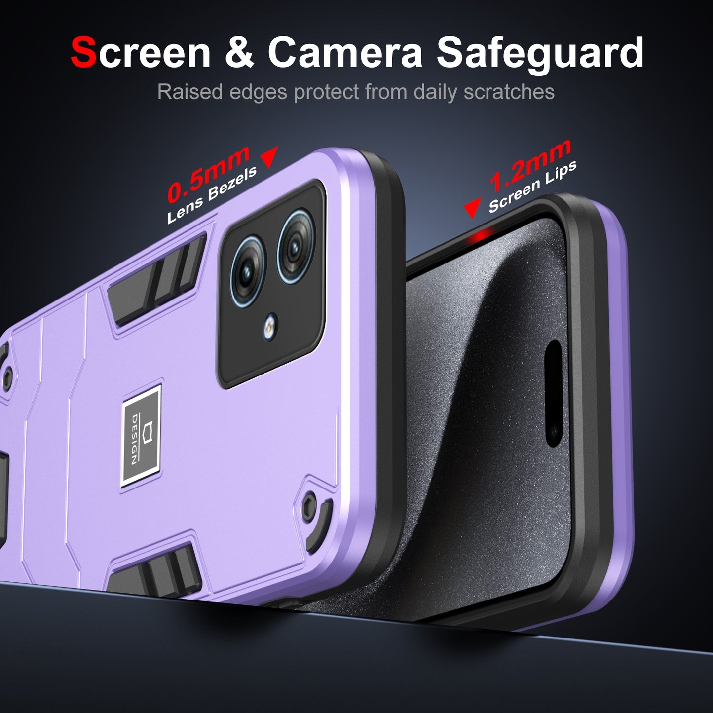 Motorola Moto G 2023 5G Shockproof Phone Case with Dual-Layer Protection, TPU+PC Material, Durable, Stylish Design & Lightweight Structure