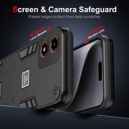 Motorola Moto G04 Shockproof Phone Case with Dual-Layer Protection, TPU+PC Material, Durable, Stylish Design & Lightweight Structure