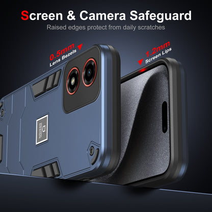 Motorola Moto G04 Shockproof Phone Case with Dual-Layer Protection, TPU+PC Material, Durable, Stylish Design & Lightweight Structure