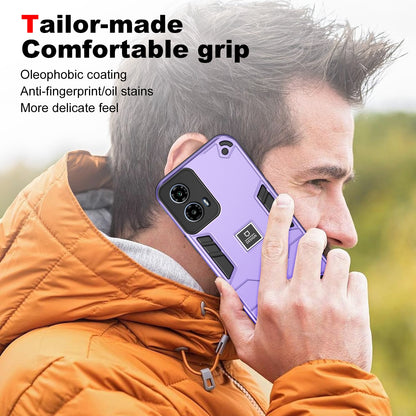 Motorola Moto G34 Shockproof Phone Case with Dual-Layer Protection, TPU+PC Material, Durable, Stylish Design & Lightweight Structure