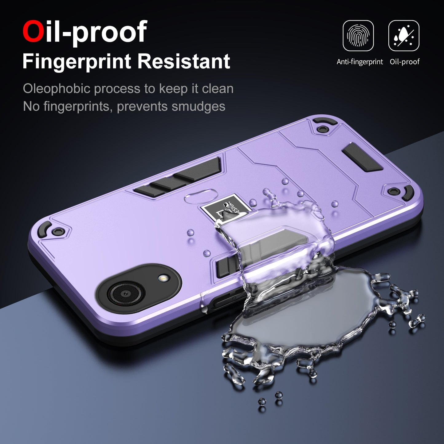 Samsung Galaxy A03 Core Shockproof Phone Case with Dual-Layer Protection, TPU+PC Material, Durable, Stylish Design & Lightweight Structure