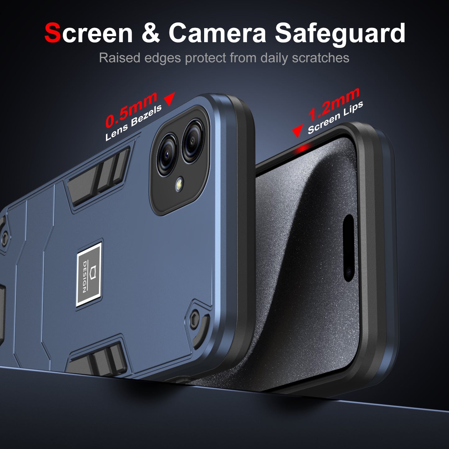 Samsung Galaxy A04e Shockproof Phone Case with Dual-Layer Protection, TPU+PC Material, Durable, Stylish Design & Lightweight Structure