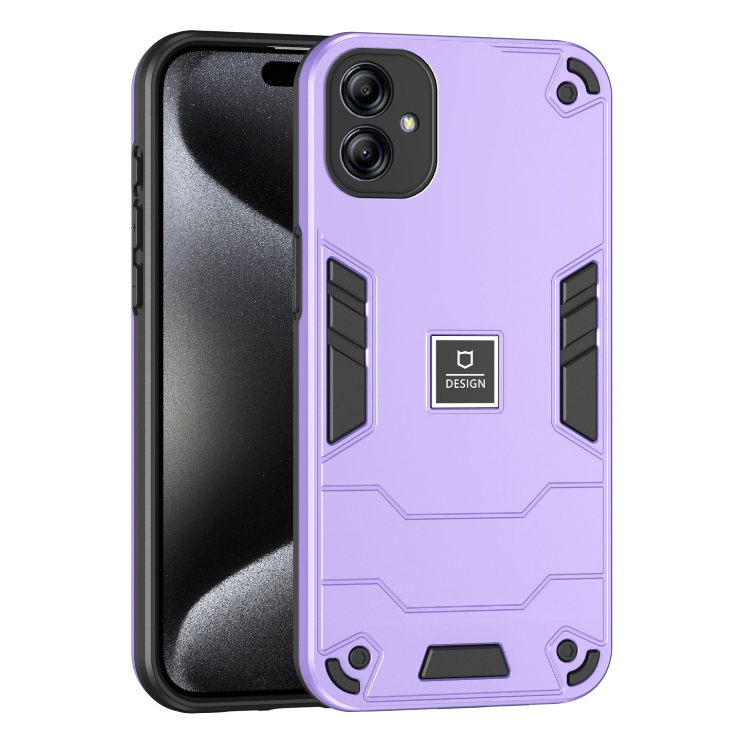Samsung Galaxy A04e Shockproof Phone Case with Dual-Layer Protection, TPU+PC Material, Durable, Stylish Design & Lightweight Structure