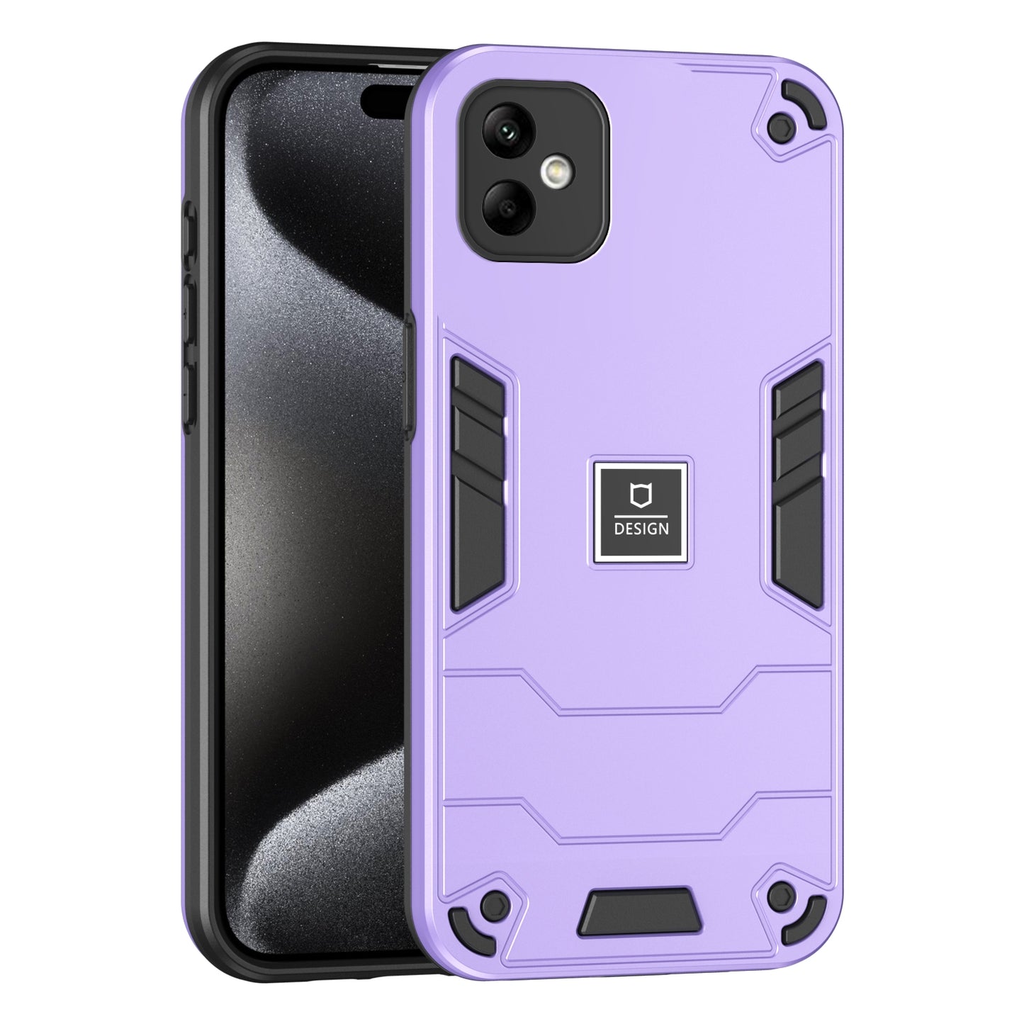 Samsung Galaxy A05 Shockproof Phone Case with Dual-Layer Protection, TPU+PC Material, Durable, Stylish Design & Lightweight Structure