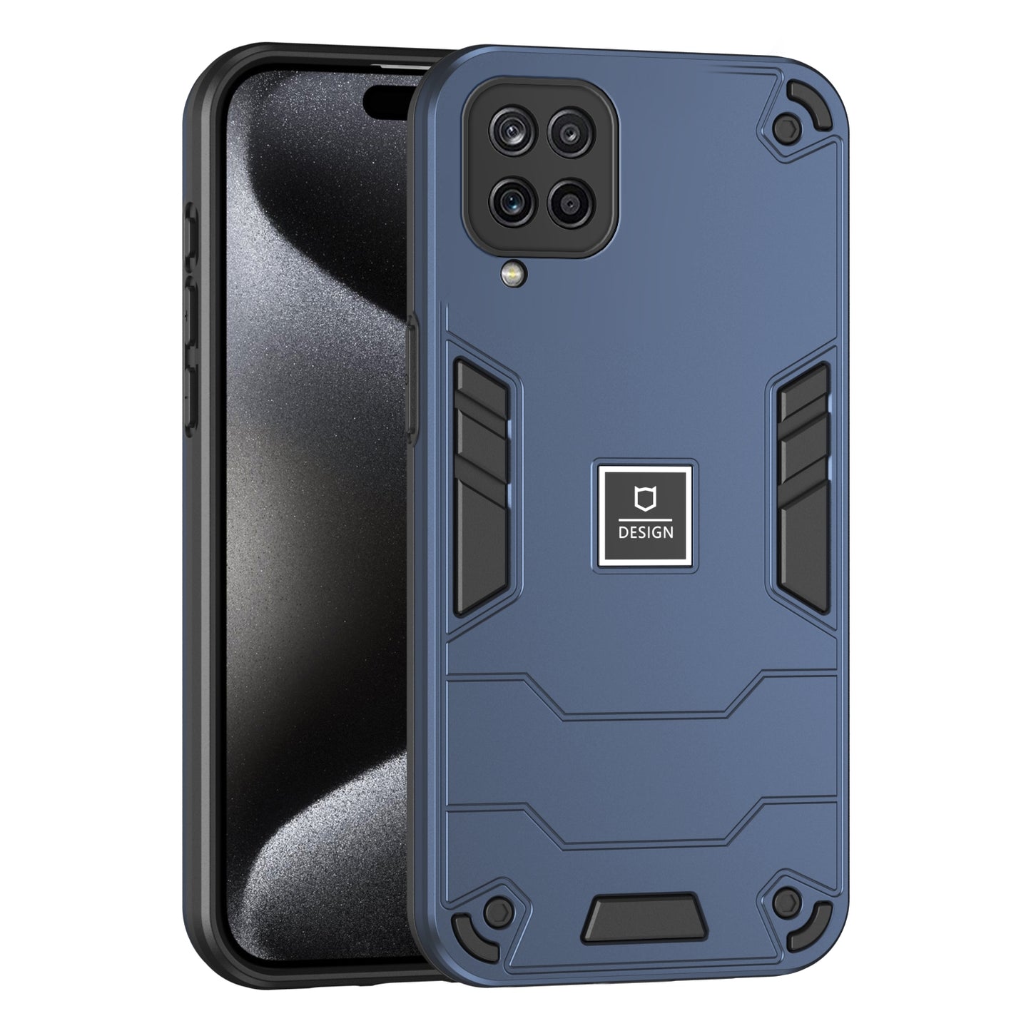 Samsung Galaxy A12 Shockproof Phone Case with Dual-Layer Protection, TPU+PC Material, Durable, Stylish Design & Lightweight Structure