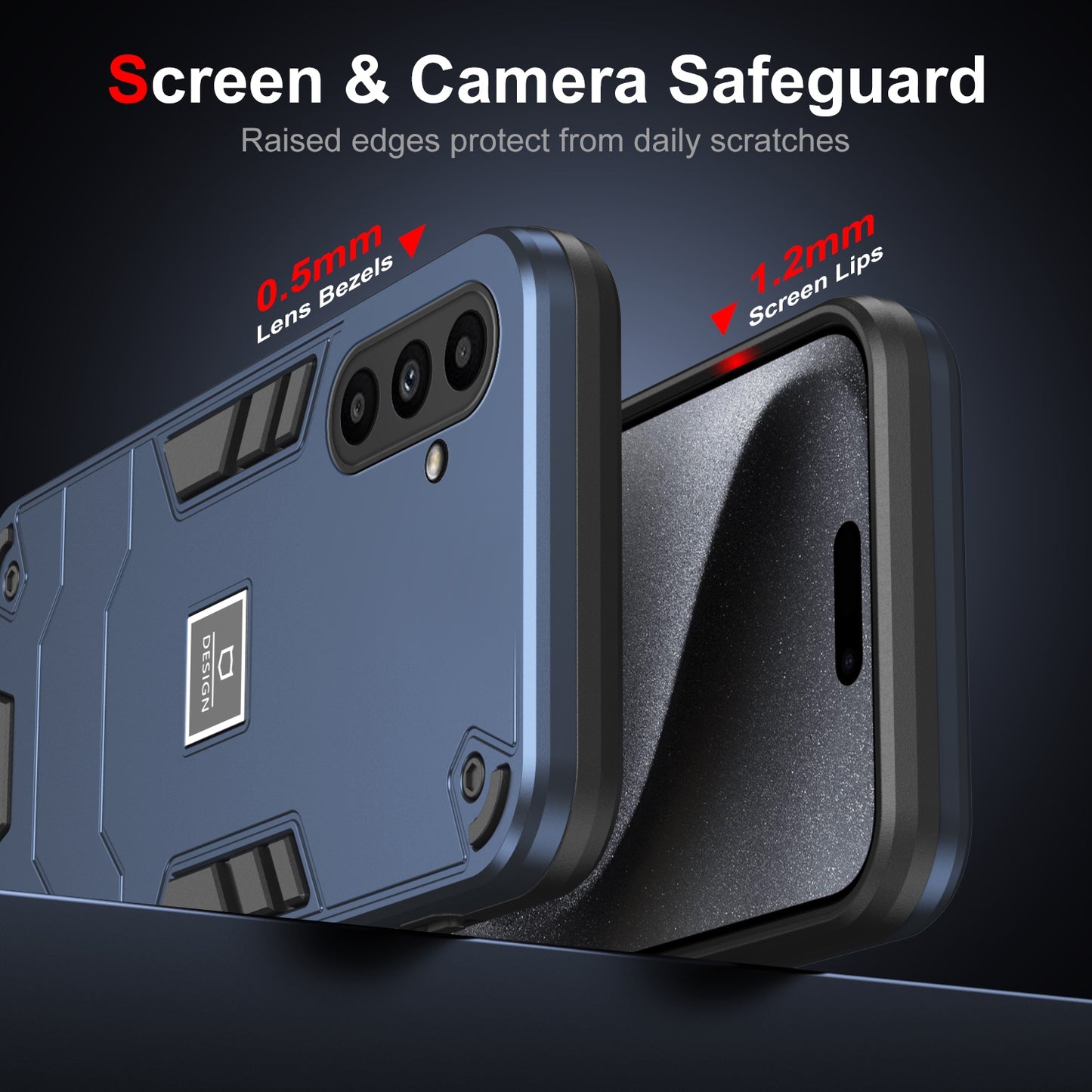 Samsung Galaxy A14 Shockproof Phone Case with Dual-Layer Protection, TPU+PC Material, Durable, Stylish Design & Lightweight Structure