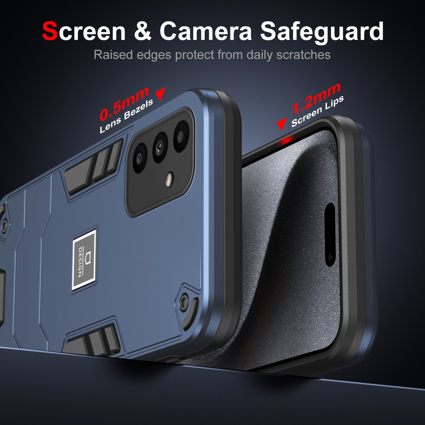 Samsung Galaxy A15 Shockproof Phone Case with Dual-Layer Protection, TPU+PC Material, Durable, Stylish Design & Lightweight Structure