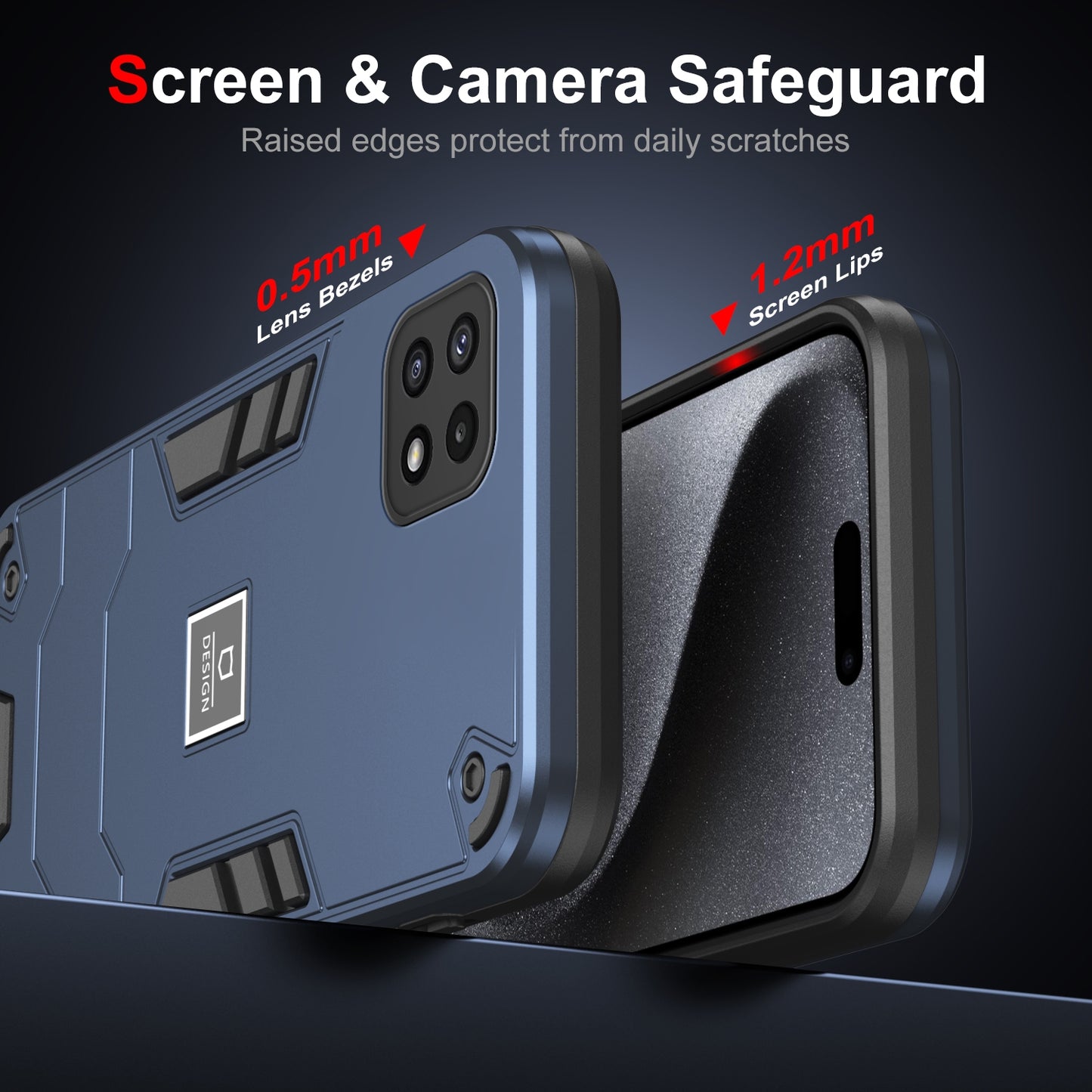 Samsung Galaxy A22 5G Shockproof Phone Case with Dual-Layer Protection, TPU+PC Material, Durable, Stylish Design & Lightweight Structure