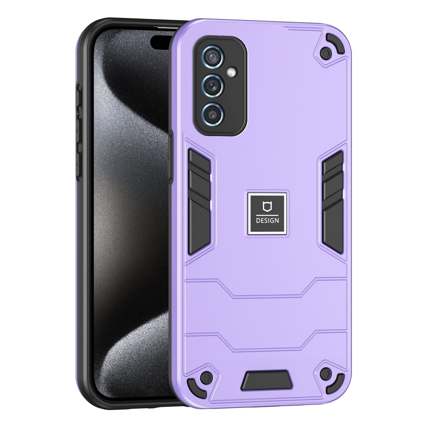 Samsung Galaxy M52 5G Shockproof Phone Case with Dual-Layer Protection, TPU+PC Material, Durable, Stylish Design & Lightweight Structure