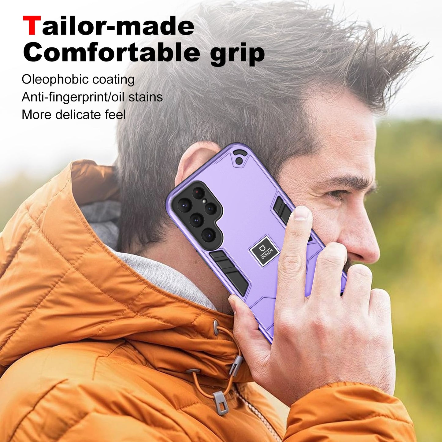 Samsung Galaxy S23 Ultra 5G Shockproof Phone Case with Dual-Layer Protection, TPU+PC Material, Durable, Stylish Design & Lightweight Structure