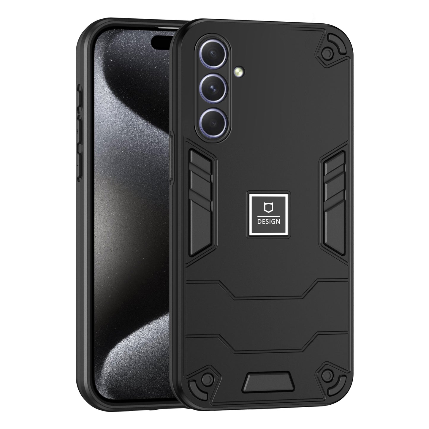 Samsung Galaxy A55 Shockproof Phone Case with Dual-Layer Protection, TPU+PC Material, Durable, Stylish Design & Lightweight Structure