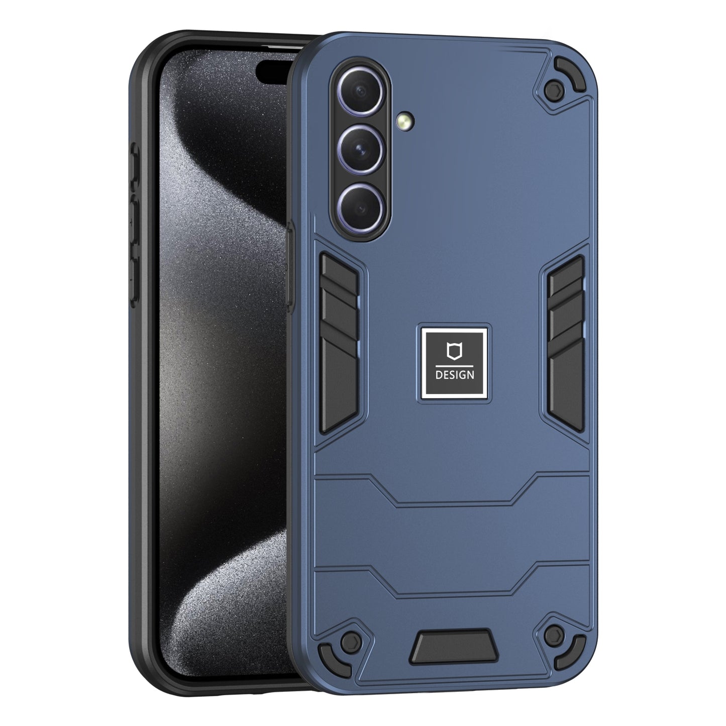 Samsung Galaxy A55 Shockproof Phone Case with Dual-Layer Protection, TPU+PC Material, Durable, Stylish Design & Lightweight Structure