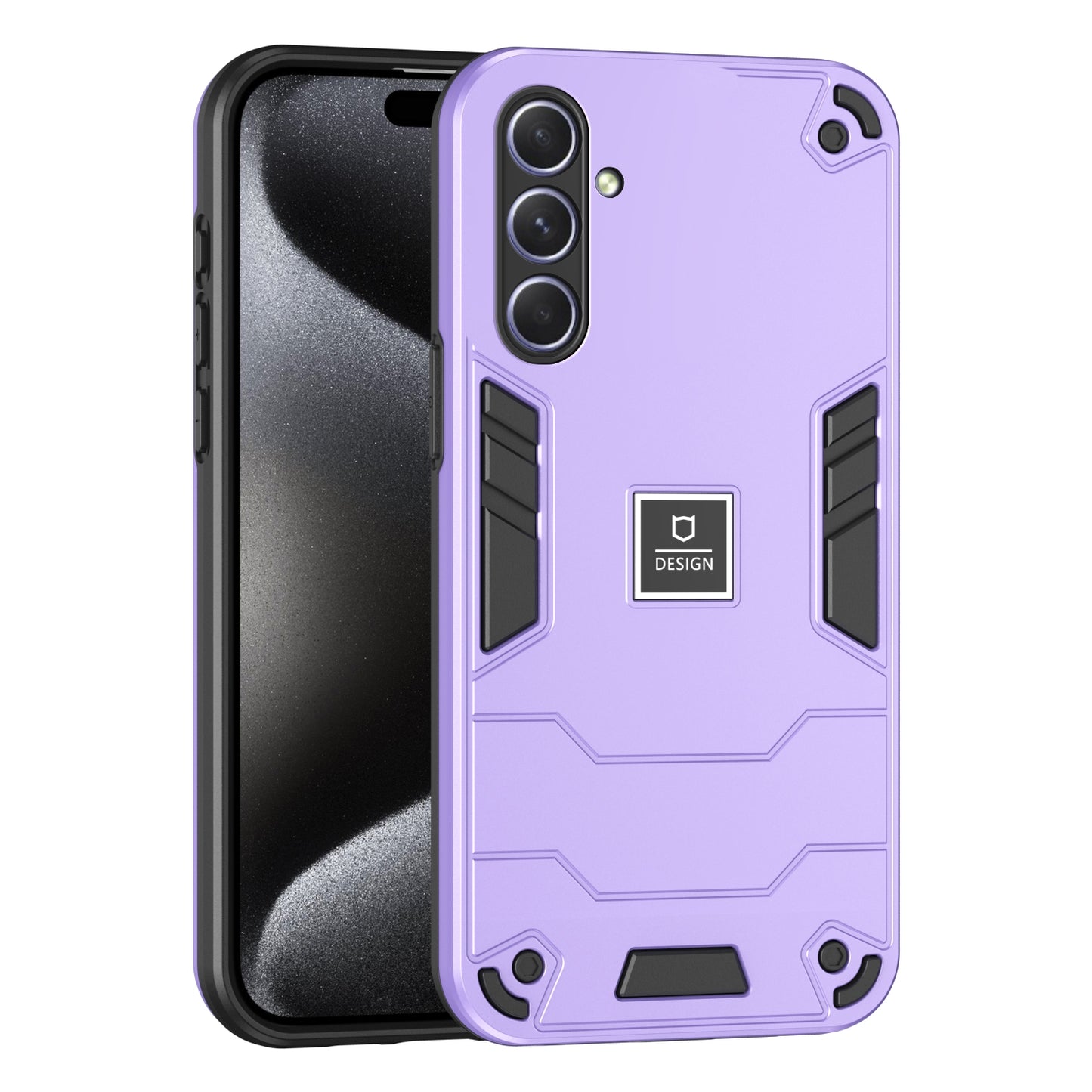 Samsung Galaxy A55 Shockproof Phone Case with Dual-Layer Protection, TPU+PC Material, Durable, Stylish Design & Lightweight Structure