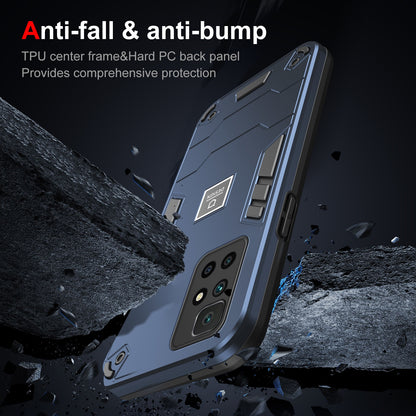 Xiaomi Redmi 10 Shockproof Phone Case with Dual-Layer Protection, TPU+PC Material, Durable, Stylish Design & Lightweight Structure