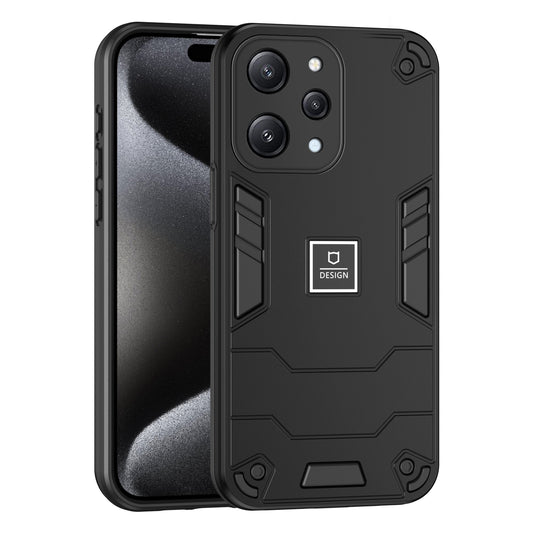 Xiaomi Redmi 12 Shockproof Phone Case with Dual-Layer Protection, TPU+PC Material, Durable, Stylish Design & Lightweight Structure