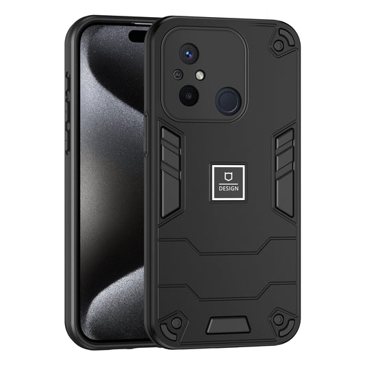 Xiaomi Redmi 12C Shockproof Phone Case with Dual-Layer Protection, TPU+PC Material, Durable, Stylish Design & Lightweight Structure