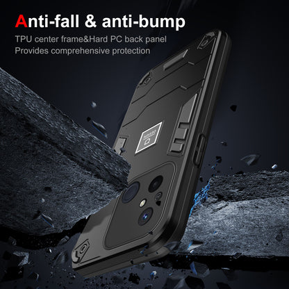 Xiaomi Redmi 12C Shockproof Phone Case with Dual-Layer Protection, TPU+PC Material, Durable, Stylish Design & Lightweight Structure