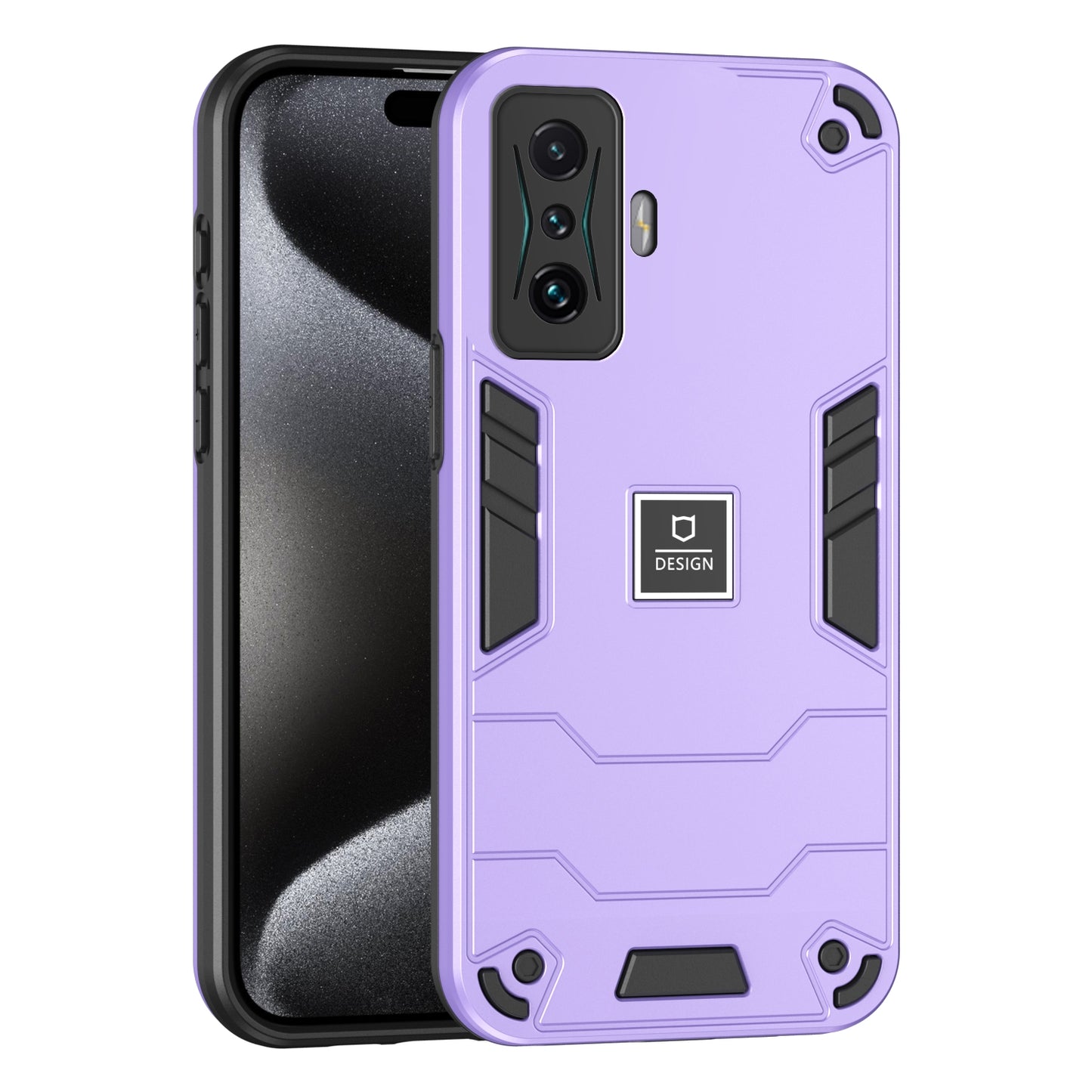 Xiaomi Redmi K50 Gaming Shockproof Phone Case with Dual-Layer Protection, TPU+PC Material, Durable, Stylish Design & Lightweight Structure