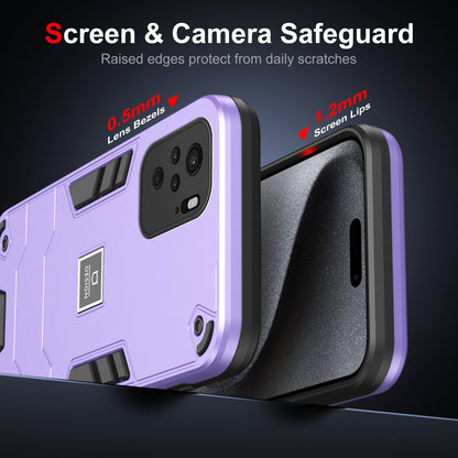 Xiaomi Redmi Note 10 4G Shockproof Phone Case with Dual-Layer Protection, TPU+PC Material, Durable, Stylish Design & Lightweight Structure