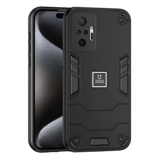 Xiaomi Redmi Note 10 Pro 4G Shockproof Phone Case with Dual-Layer Protection, TPU+PC Material, Durable, Stylish Design & Lightweight Structure