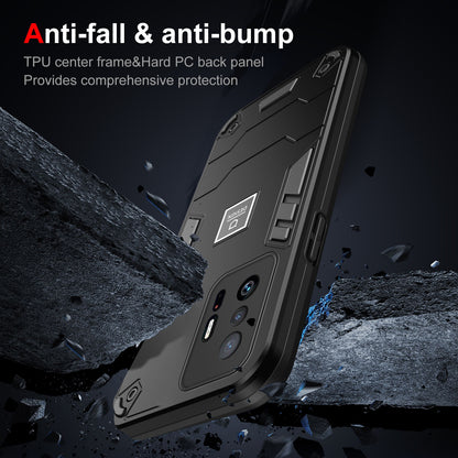 Xiaomi Mi 11T Shockproof Phone Case with Dual-Layer Protection, TPU+PC Material, Durable, Stylish Design & Lightweight Structure