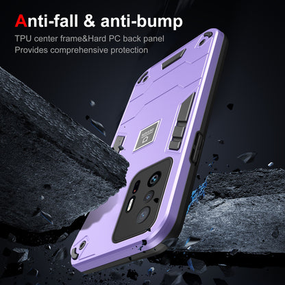 Xiaomi Mi 11T Shockproof Phone Case with Dual-Layer Protection, TPU+PC Material, Durable, Stylish Design & Lightweight Structure