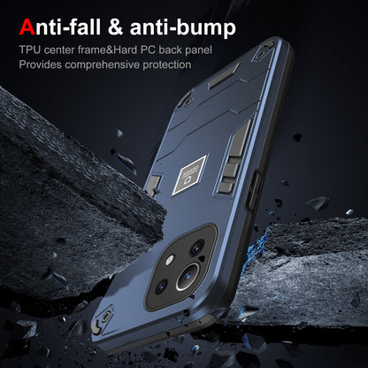 Xiaomi 11 Lite Shockproof Phone Case with Dual-Layer Protection, TPU+PC Material, Durable, Stylish Design & Lightweight Structure