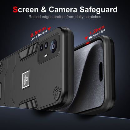 Xiaomi 12T Shockproof Phone Case with Dual-Layer Protection, TPU+PC Material, Durable, Stylish Design & Lightweight Structure