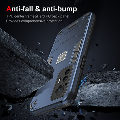 Xiaomi 12 Lite Shockproof Phone Case with Dual-Layer Protection, TPU+PC Material, Durable, Stylish Design & Lightweight Structure