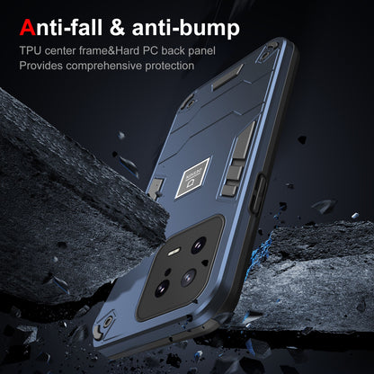 Xiaomi 13 Shockproof Phone Case with Dual-Layer Protection, TPU+PC Material, Durable, Stylish Design & Lightweight Structure