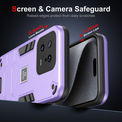 Xiaomi 13 Shockproof Phone Case with Dual-Layer Protection, TPU+PC Material, Durable, Stylish Design & Lightweight Structure