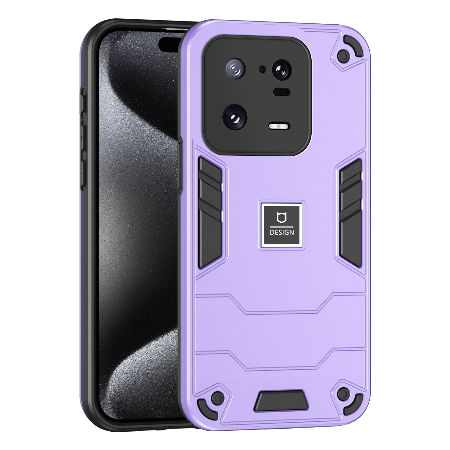 Xiaomi 13 Pro Shockproof Phone Case with Dual-Layer Protection, TPU+PC Material, Durable, Stylish Design & Lightweight Structure