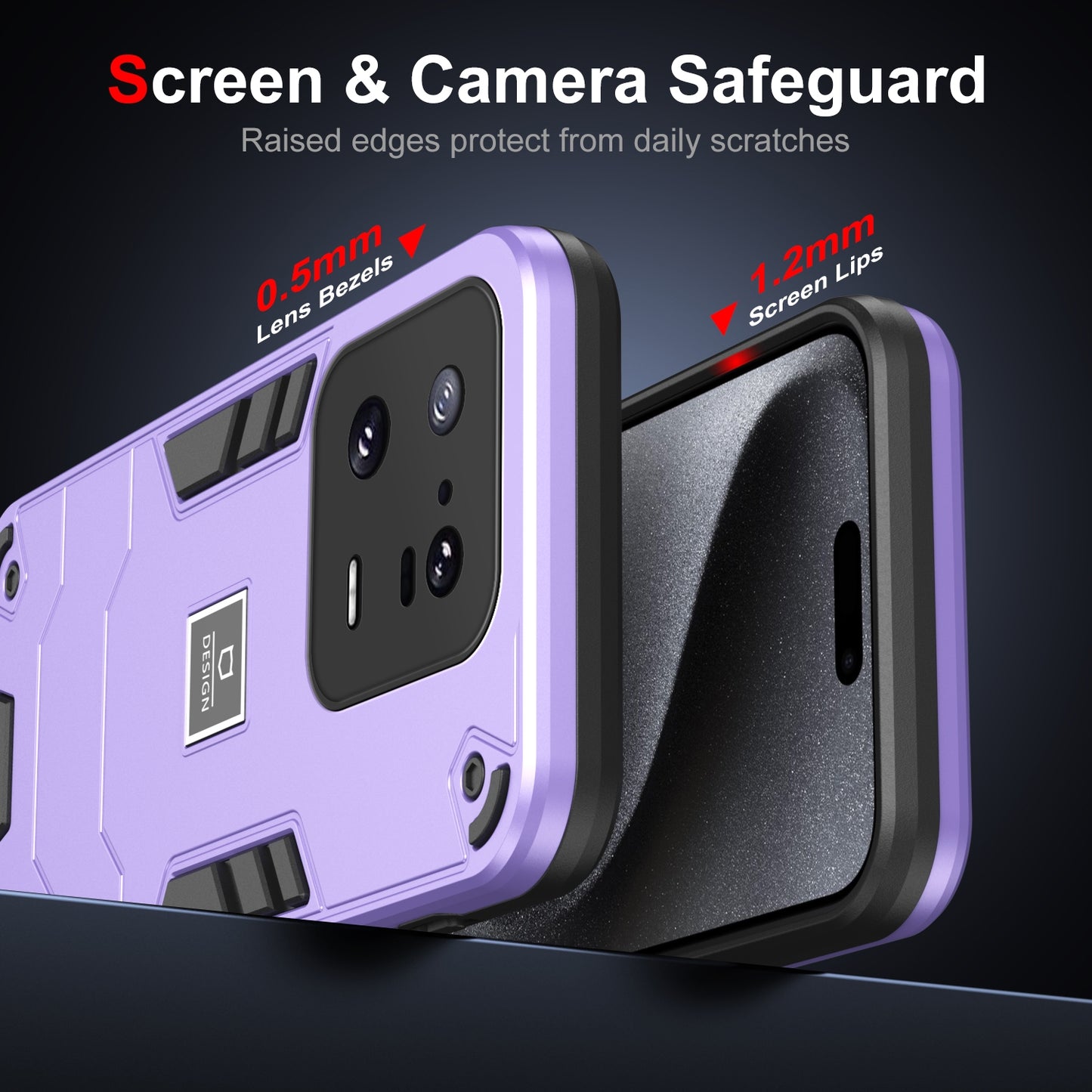 Xiaomi 13 Pro Shockproof Phone Case with Dual-Layer Protection, TPU+PC Material, Durable, Stylish Design & Lightweight Structure