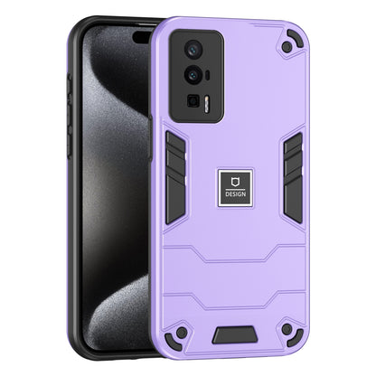 Xiaomi Poco F5 Pro 5G Shockproof Phone Case with Dual-Layer Protection, TPU+PC Material, Durable, Stylish Design & Lightweight Structure