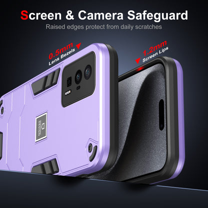 Xiaomi Poco F5 Pro 5G Shockproof Phone Case with Dual-Layer Protection, TPU+PC Material, Durable, Stylish Design & Lightweight Structure